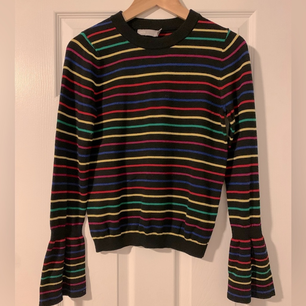 🌈 Colorful and warm knit top/sweater